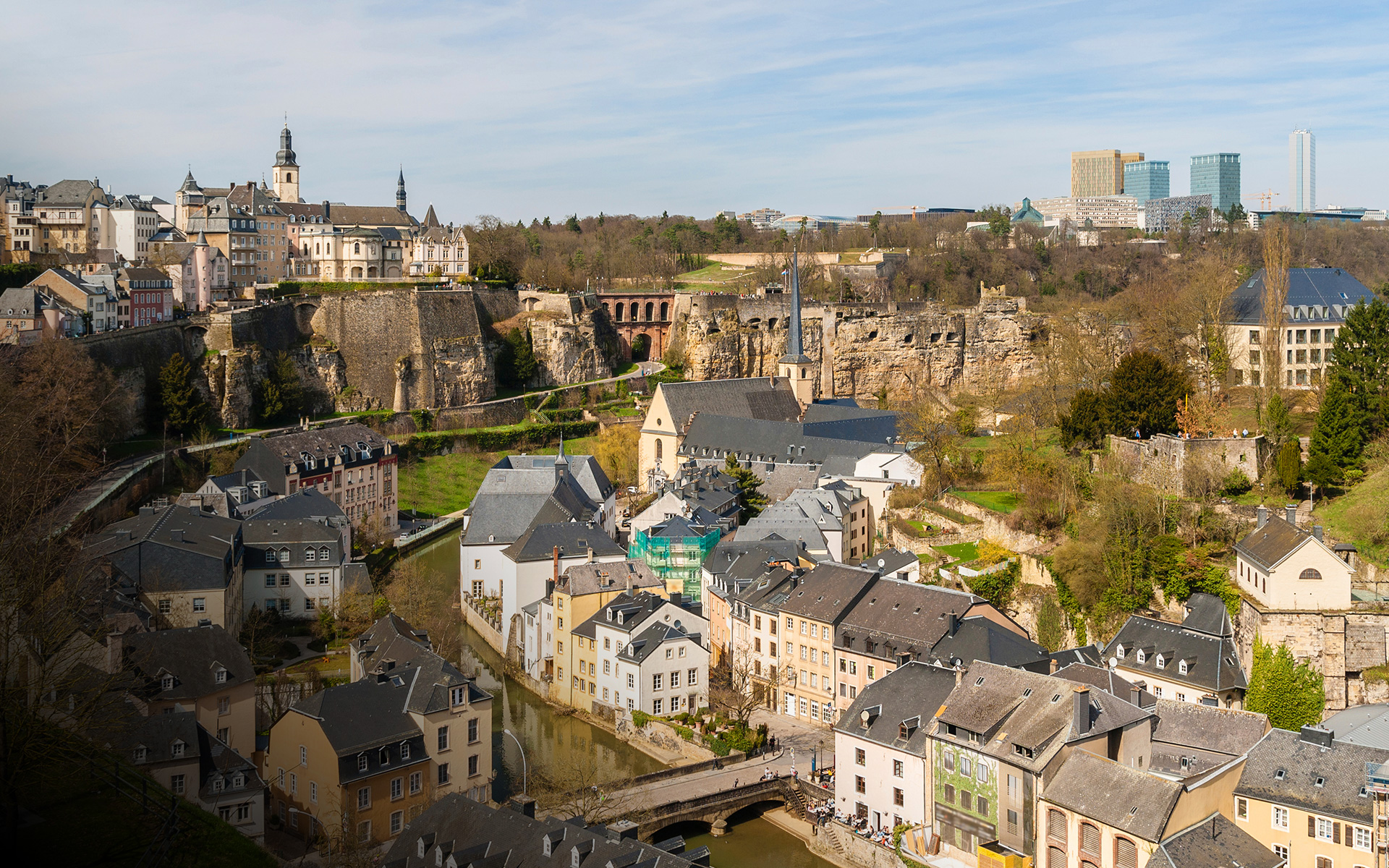 Luxembourg skyline